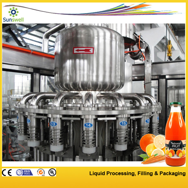 2000BPH - 20000BPH Juice Filling Machine , Automatic Tropical Fruit Production Line