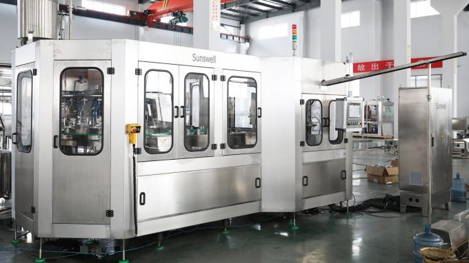 Hot Sale Kaca Botol Minuman Ringan Karbonasi Mesin Pengisian Minuman Beralkohol Karbonasi lini produksi 6