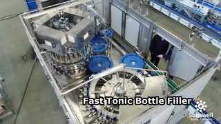 Jalur Pengisian Minuman Tonik Botol Kaca 2Oz 12000BPH