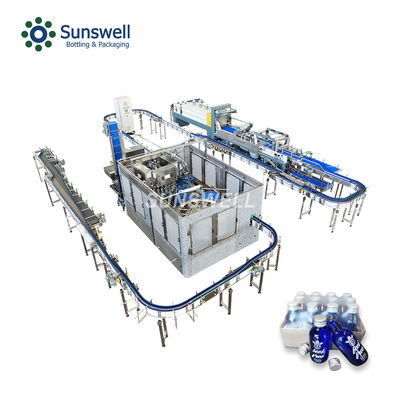 Piston Type Servo Motor Driven Glass Bottle Ropp Cover Filling Machine Featuring PLC Control System for Production Lines
