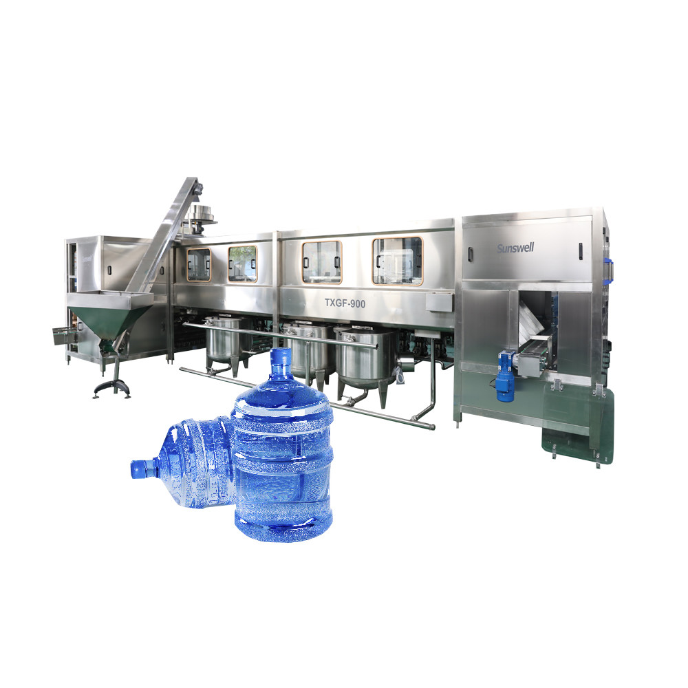 Plastic 5 Gallon Monoblock Water Washing Filling Capping Bottling Machine